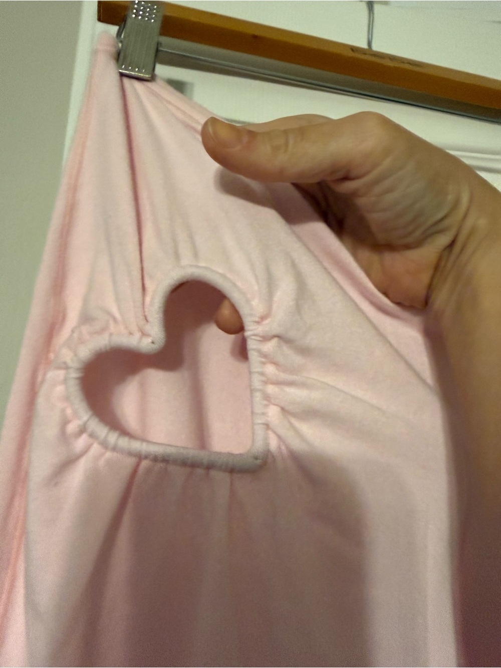 SKIMS Heart Cutout Cotton Jersey Pants - Picture 4 of 7